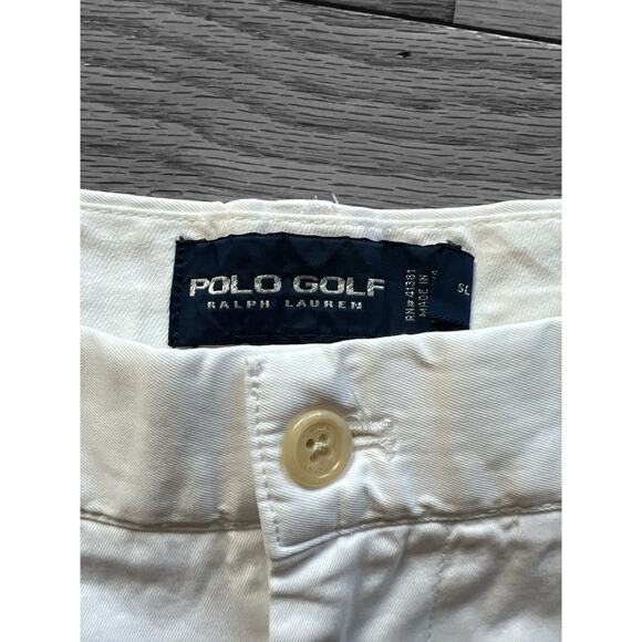 Polo Golf Ralph Lauren Men’s Pleated Tyler Shorts Size 36 Chino Golf Tennis - Picture 5 of 6